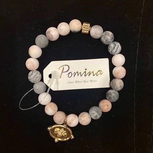BOGO Pomona stone bracelet with charm